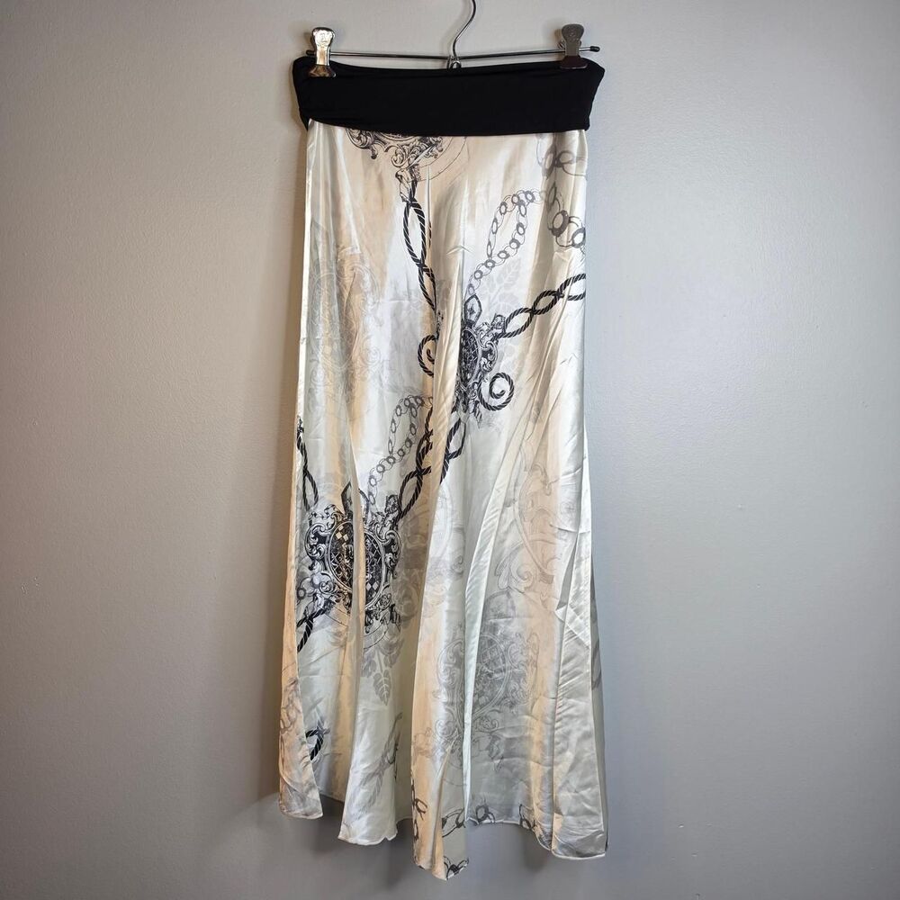 Y2k Body-central Women's White Midi Skirt Sz Small Goth Fairy Whimsigoth Witchy
